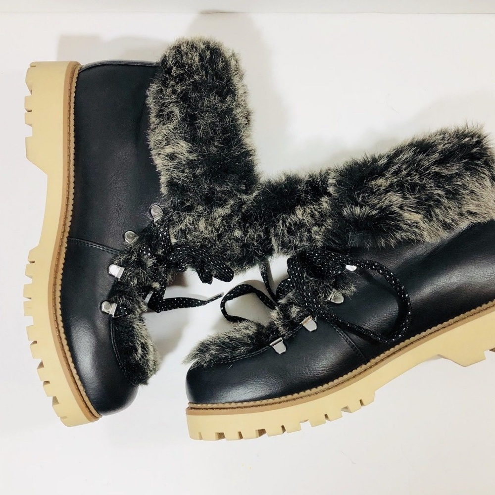 Sam Edelman Circus Boots Kilbourn Faux Fur Hiker